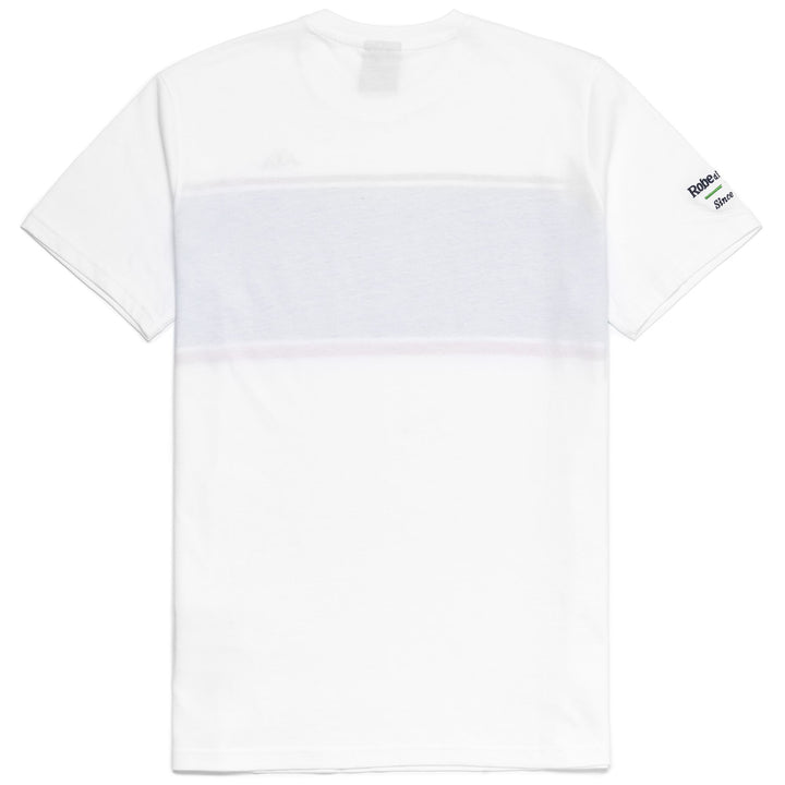 T-ShirtsTop Man EROI  TEE BARDONECCHIA STRIPED T-Shirt WHITE - BLUE DK RIVIERA Dressed Front (jpg Rgb)	