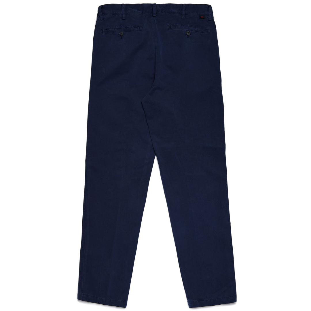 Pants Man CARY PEACHED GABARDINE CHINO Blue Medieval | robedikappa Dressed Front (jpg Rgb)	
