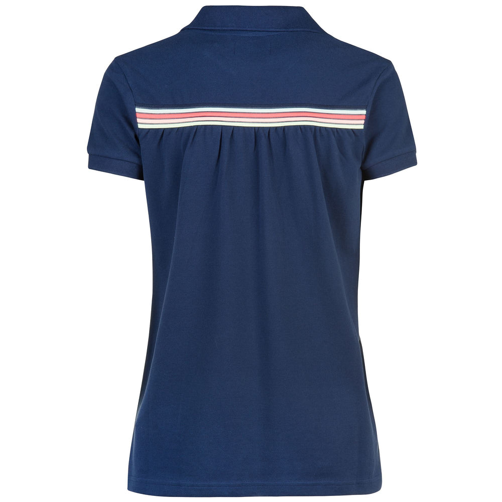 Polo Shirts Woman ALYSE Polo Blue Marine | robedikappa Dressed Back (jpg Rgb)		