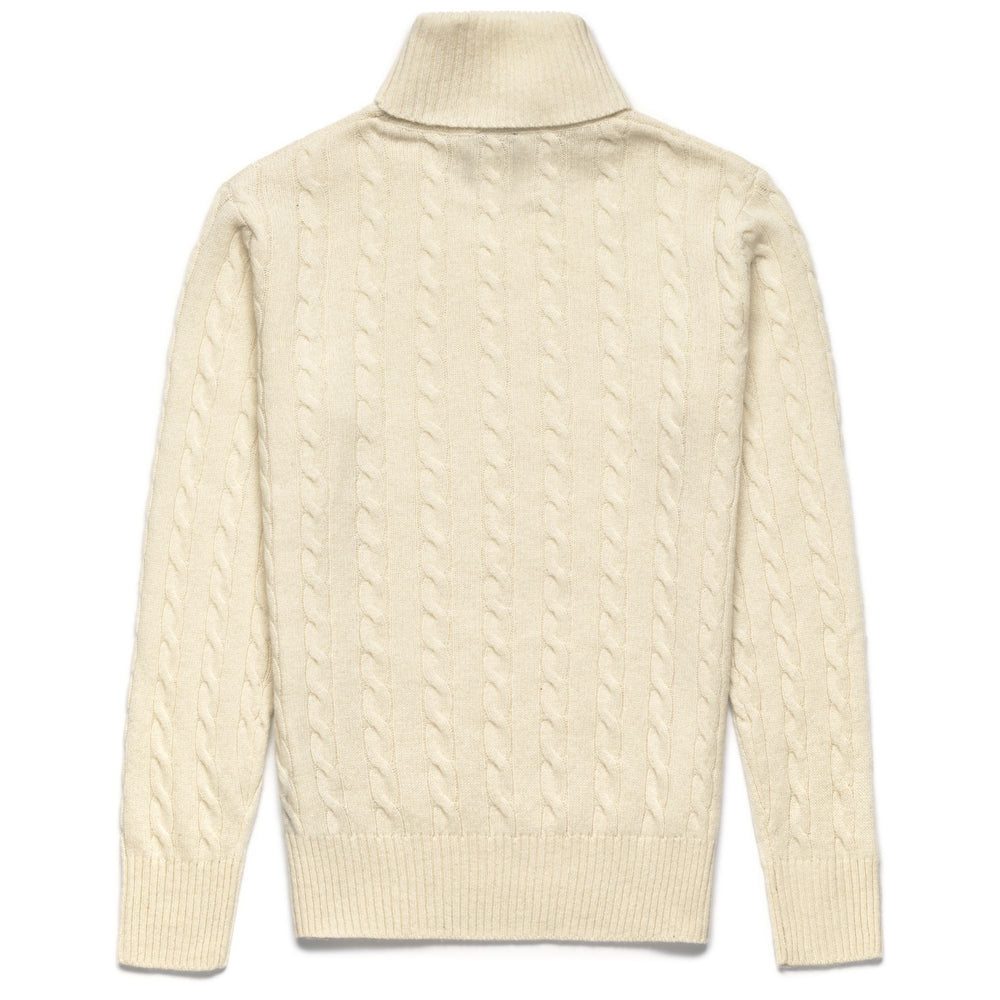 Knitwear Woman HEVIA Pull  Over WHITE NATURAL Dressed Front (jpg Rgb)	