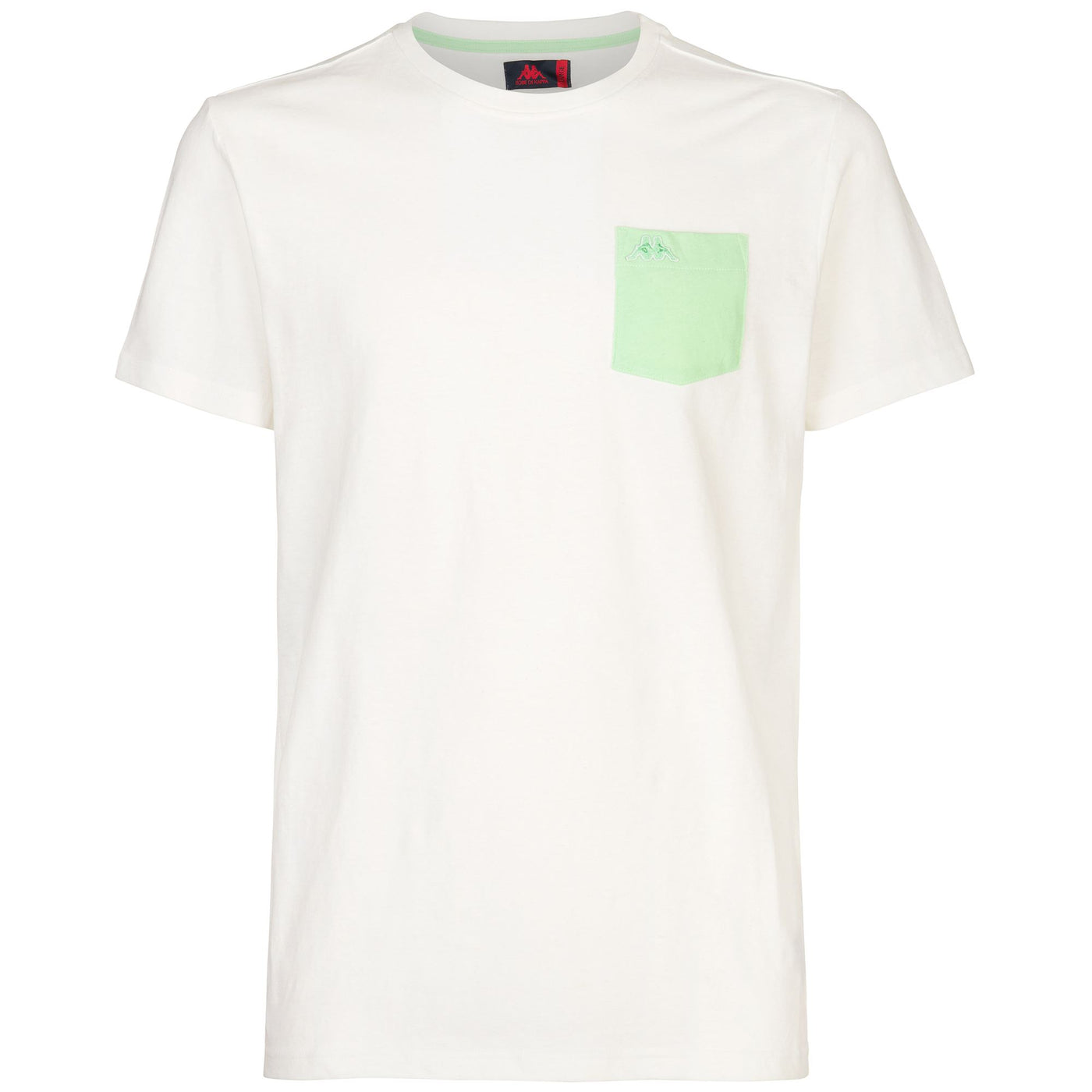 T-ShirtsTop Man TANAIS T-Shirt White Natural-Green Lt | robedikappa Photo (jpg Rgb)			