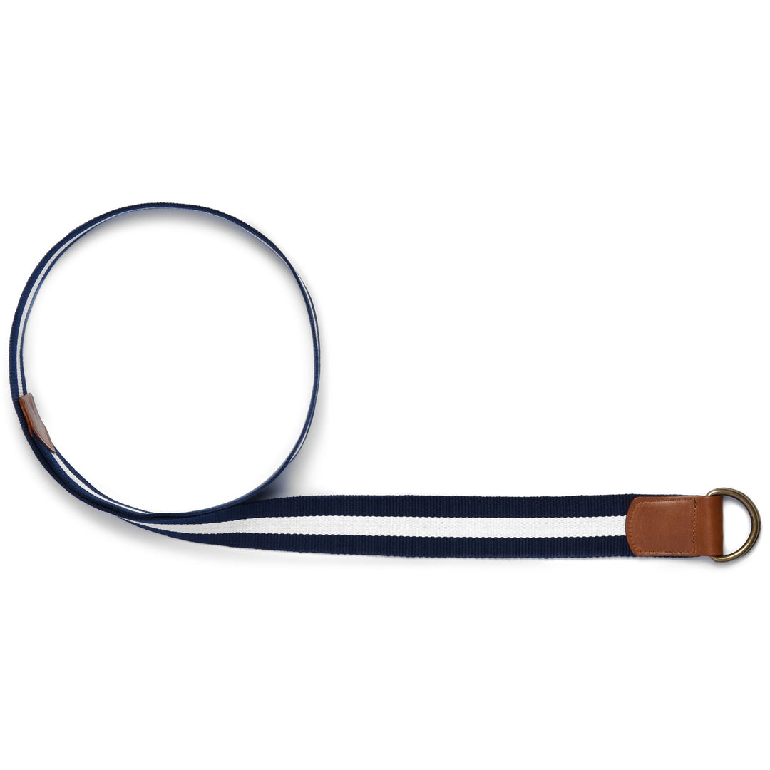 Small Accessories Unisex BALAIN Belt BLUE NAVY - WHITE Photo (jpg Rgb)			