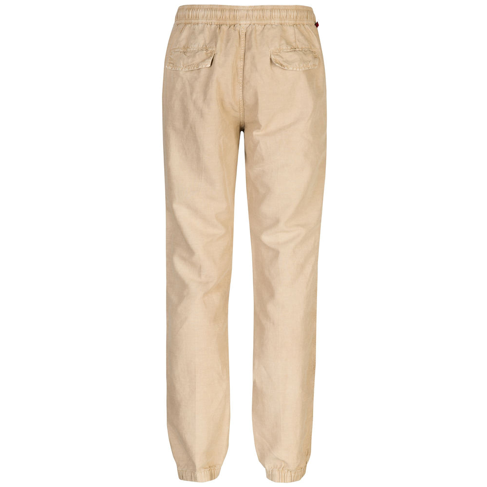 Pants Man RINGO Sport Trousers Beige Grey | robedikappa Dressed Front (jpg Rgb)	