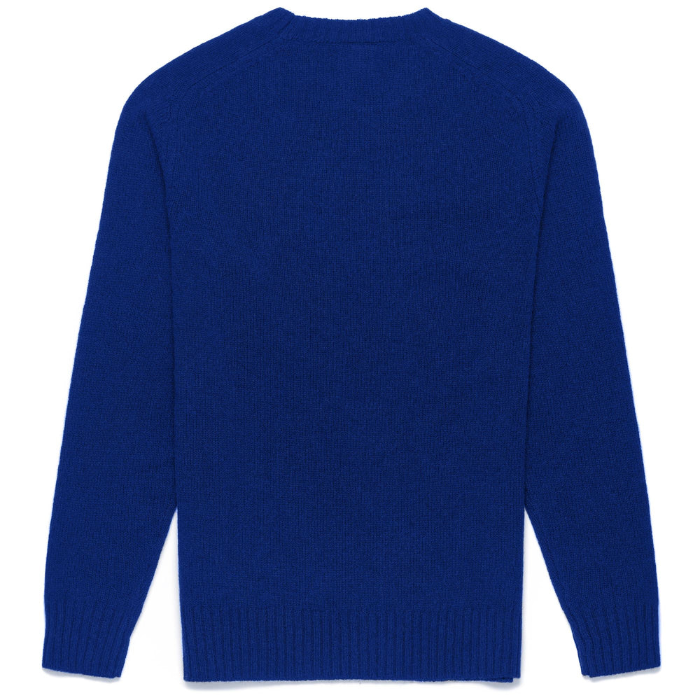 Knitwear Man ROBE GIOVANI STEINRO Jumper BLUE ROYAL Dressed Front (jpg Rgb)	