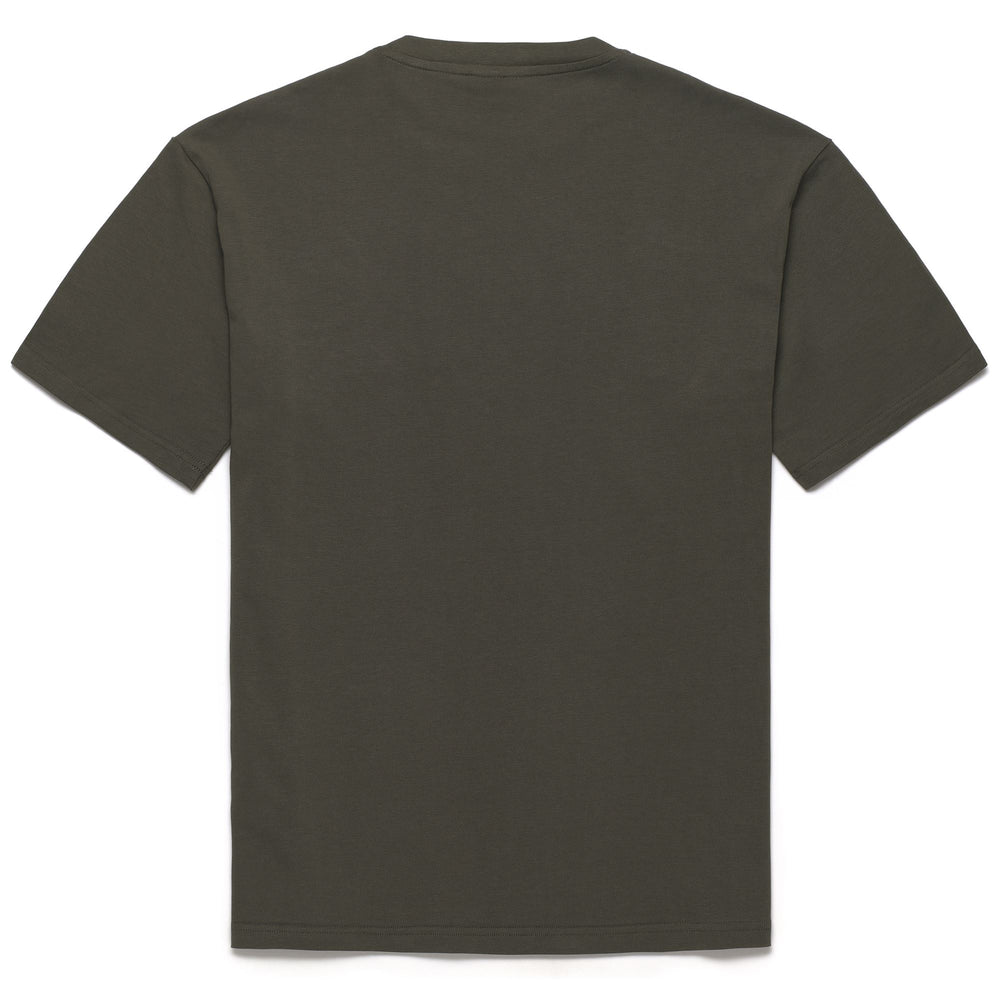 T-ShirtsTop Man ROBE GIOVANI BUEL T-Shirt GREEN DK-ORANGE Dressed Front (jpg Rgb)	