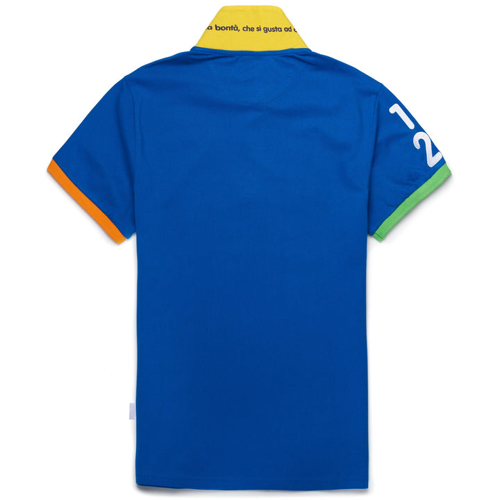 Polo Shirts Unisex ROBE GIOVANI PAUL HARIBO Polo BLUE FRANCE Dressed Front (jpg Rgb)	
