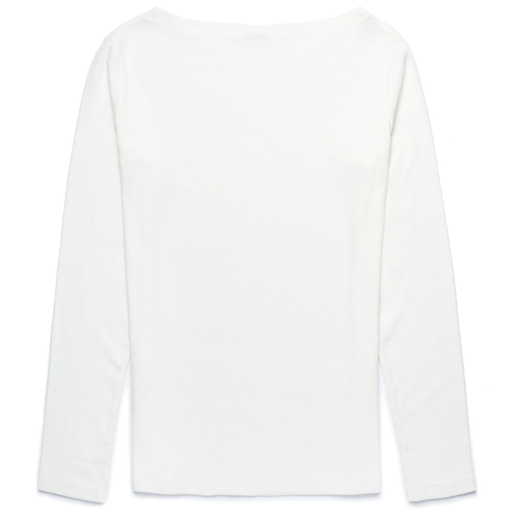 T-ShirtsTop Woman CLARETTA T-Shirt WHITE NATURAL Dressed Front (jpg Rgb)	