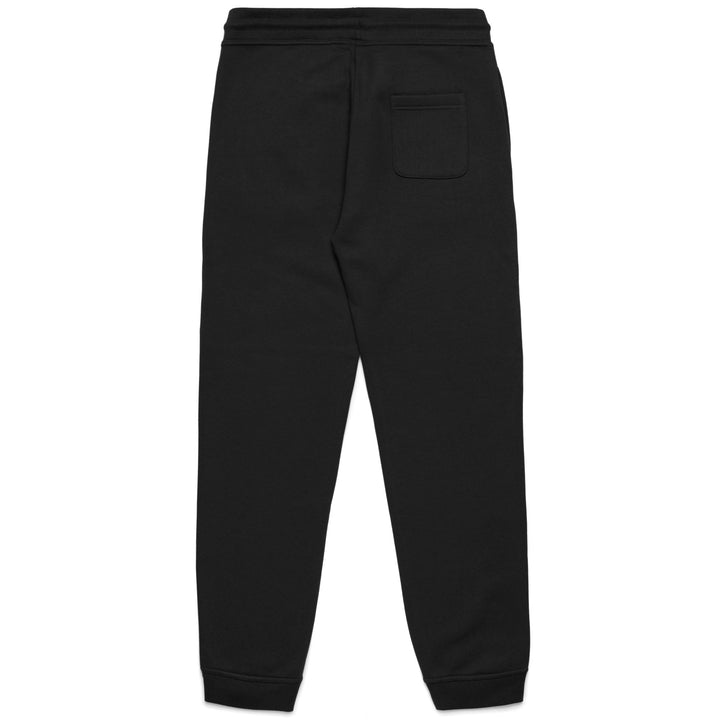 Pants Man DELFO BRUSHED Sport Trousers BLACK Dressed Front (jpg Rgb)	