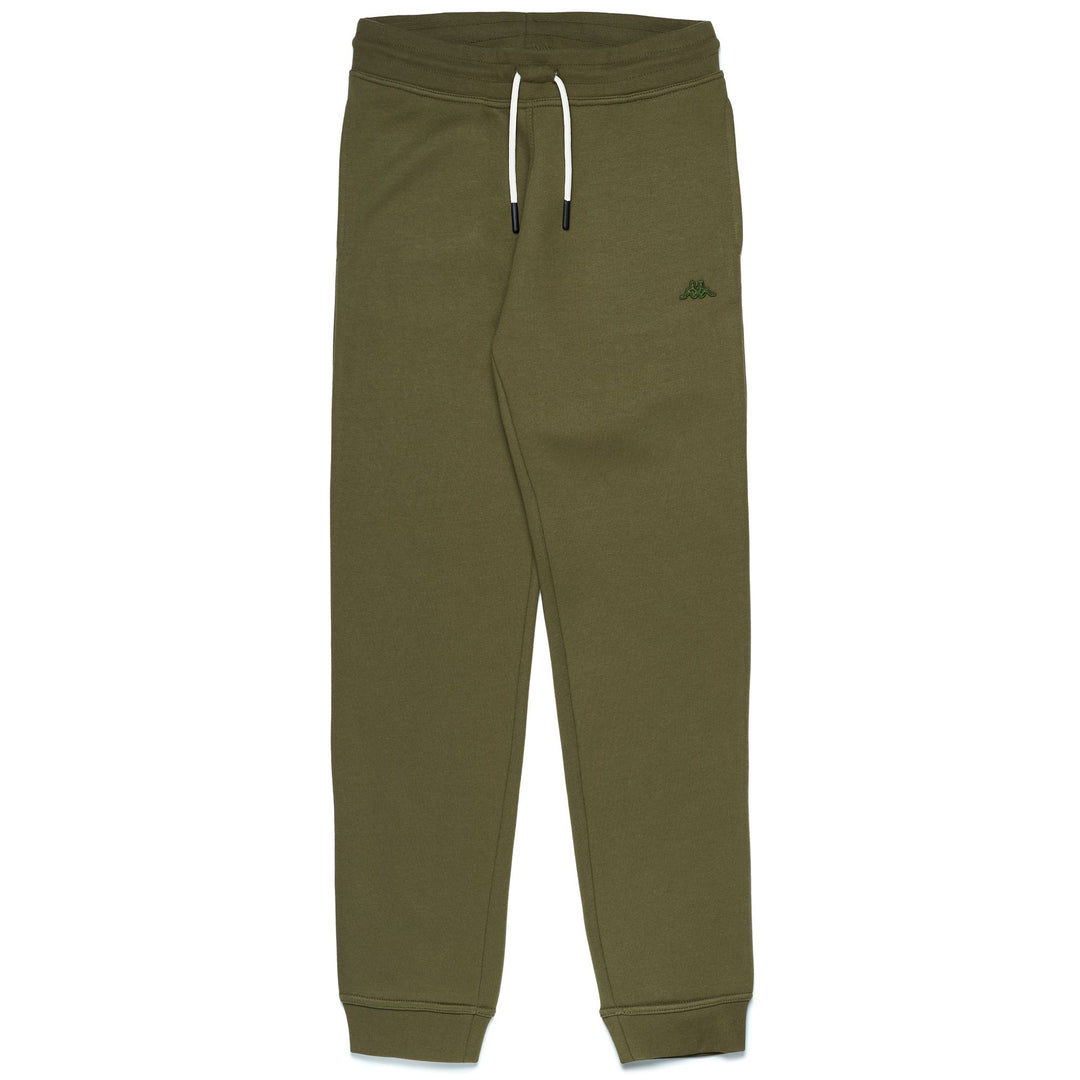 Pants Man DELFO BRUSHED Sport Trousers GREEN MILITARY Photo (jpg Rgb)			