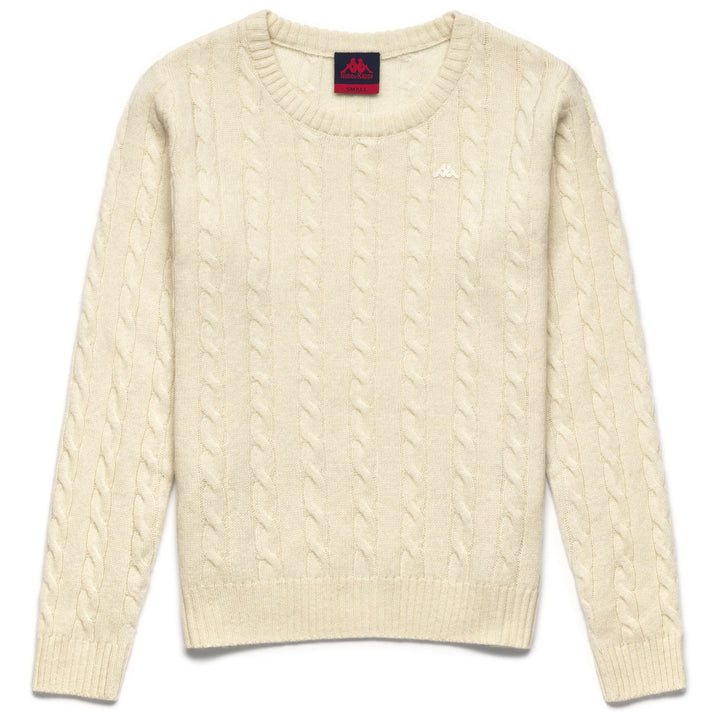 Knitwear Woman JOLIE Pull  Over WHITE NATURAL Photo (jpg Rgb)			