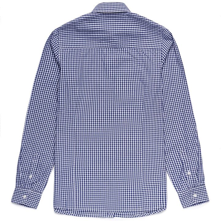 SHIRTS Woman QUITO CLASSIC WHITE-BLUE CHECKED Dressed Front (jpg Rgb)	