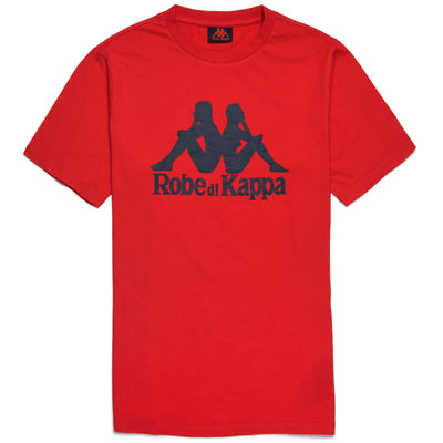 T-ShirtsTop Man JAMES T-Shirt Red - Blue Navy | robedikappa Photo (jpg Rgb)			