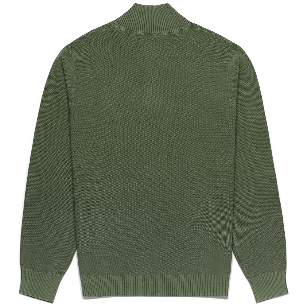 Knitwear Man ALFIE Polo GREEN GARDEN | robedikappa Dressed Front (jpg Rgb)	