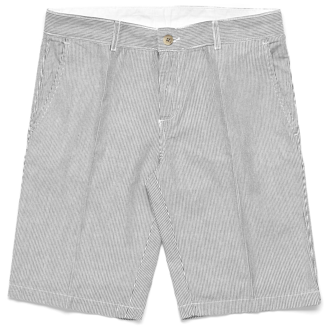 Shorts Man ORIS STRIPED CHINO White - Blue Allure | robedikappa Photo (jpg Rgb)			