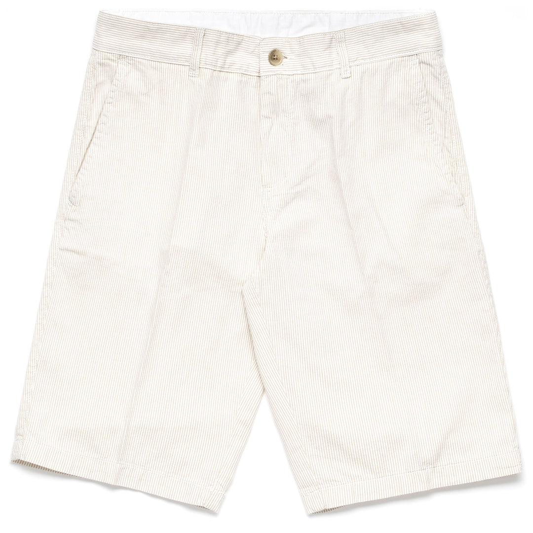 Shorts Man ORIS STRIPED CHINO White - Beige Grey | robedikappa Photo (jpg Rgb)			