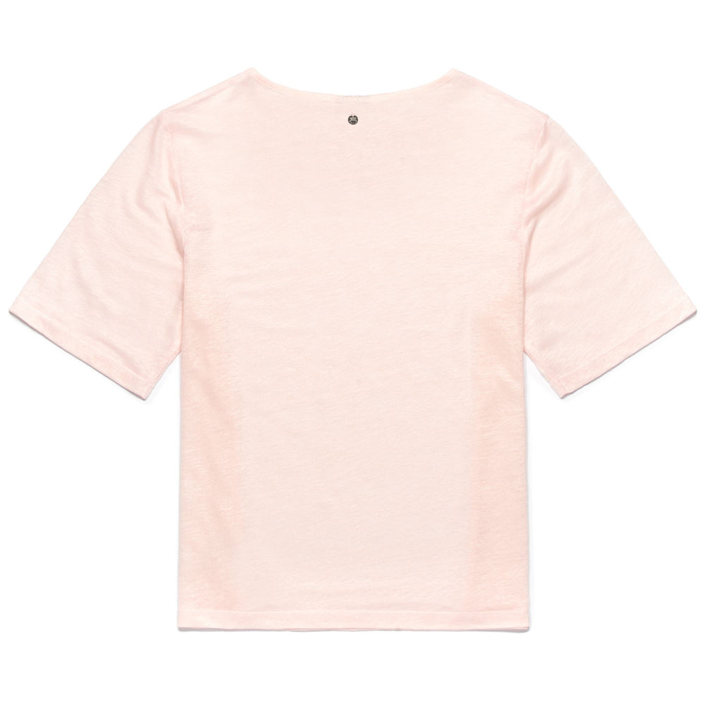 T-ShirtsTop Woman EVELYNE PROGETTO QUID T-Shirt PINK LT Dressed Front (jpg Rgb)	