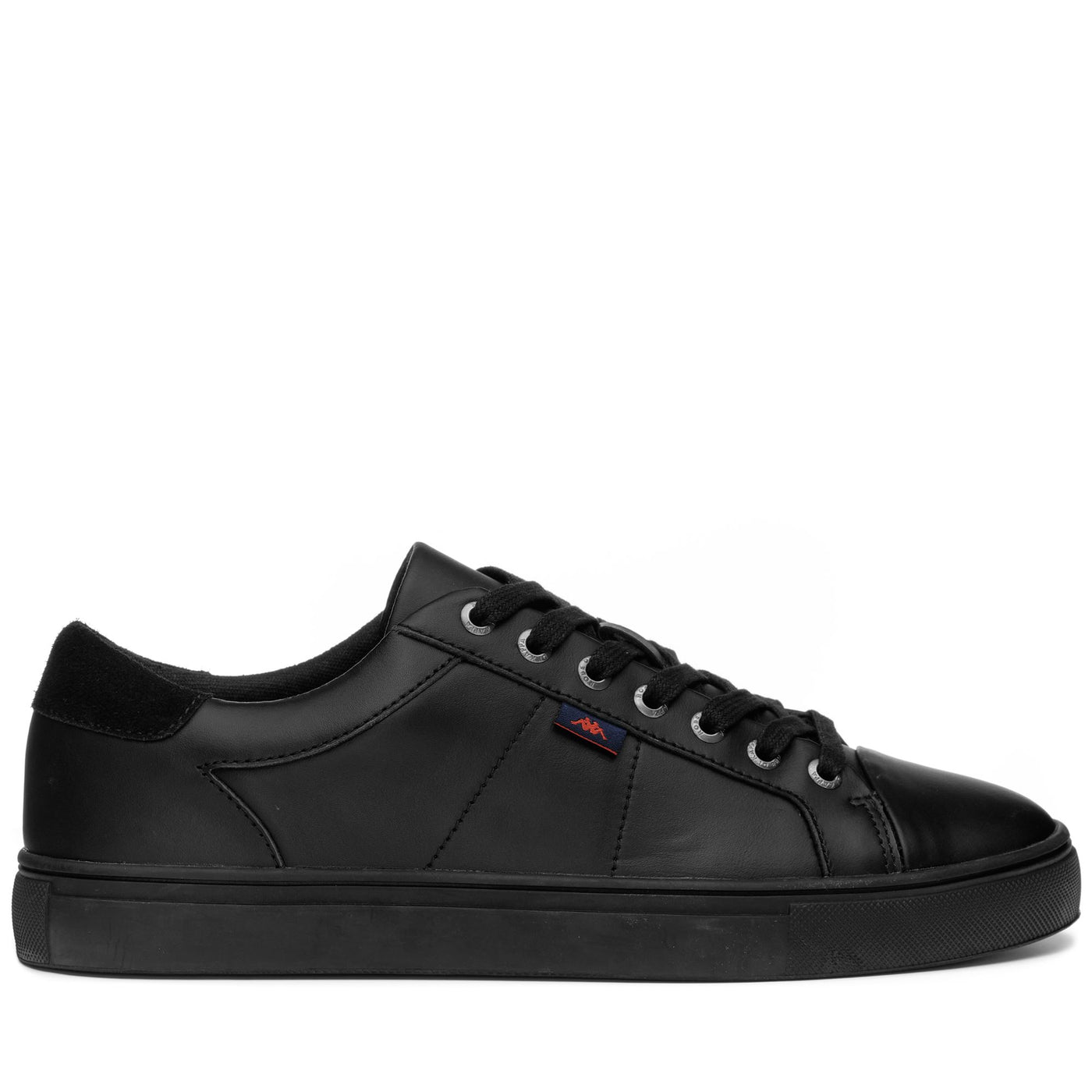 Sneakers Unisex DERBY Low Cut Black | robedikappa Dressed Front (jpg Rgb)	