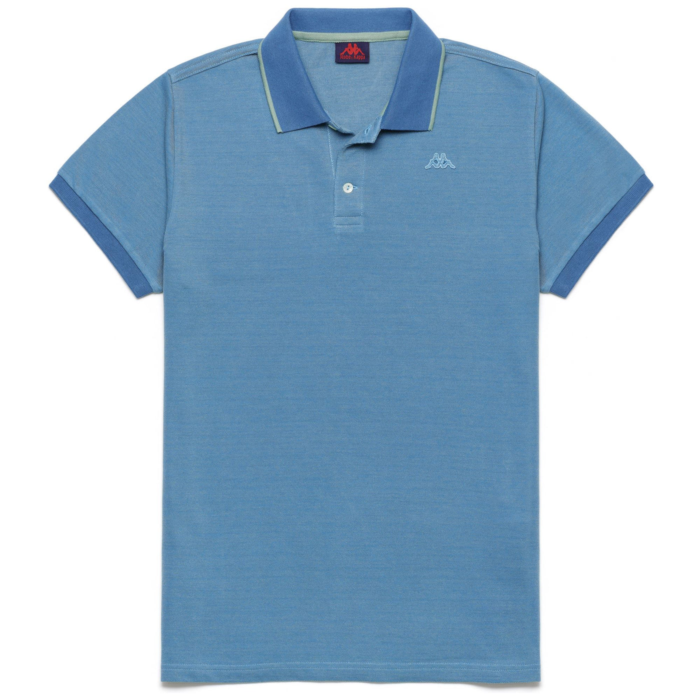 Polo Shirts Man JUICY Polo Blue Avio - Grey Sage | robedikappa Photo (jpg Rgb)			