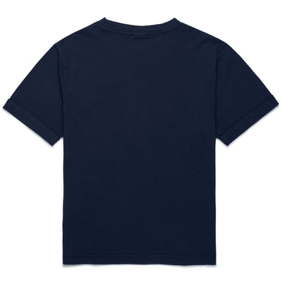 T-ShirtsTop Woman MYRTLE T-Shirt BLUE NAVY Dressed Front (jpg Rgb)	