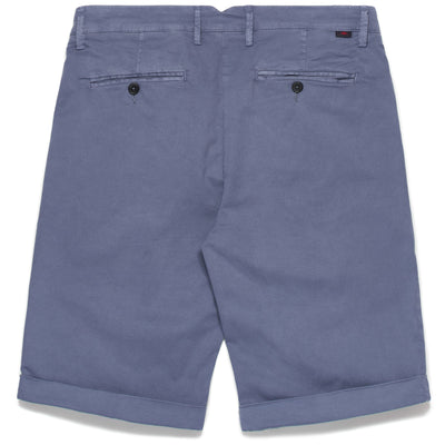 Shorts Man ALAIN GABARDINE CHINO BLUE FIORD Dressed Front (jpg Rgb)	