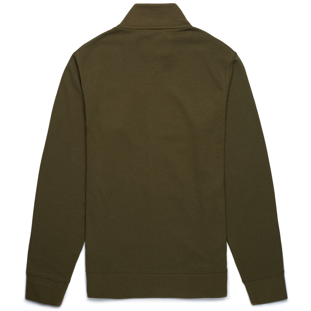 Fleece Man ROD TERRY Jacket GREEN MILITARY Dressed Front (jpg Rgb)	