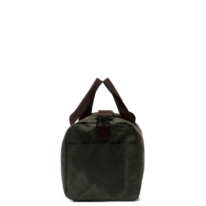 Bags Unisex QUEBEC Duffle GREEN MILITARY Dressed Front (jpg Rgb)	