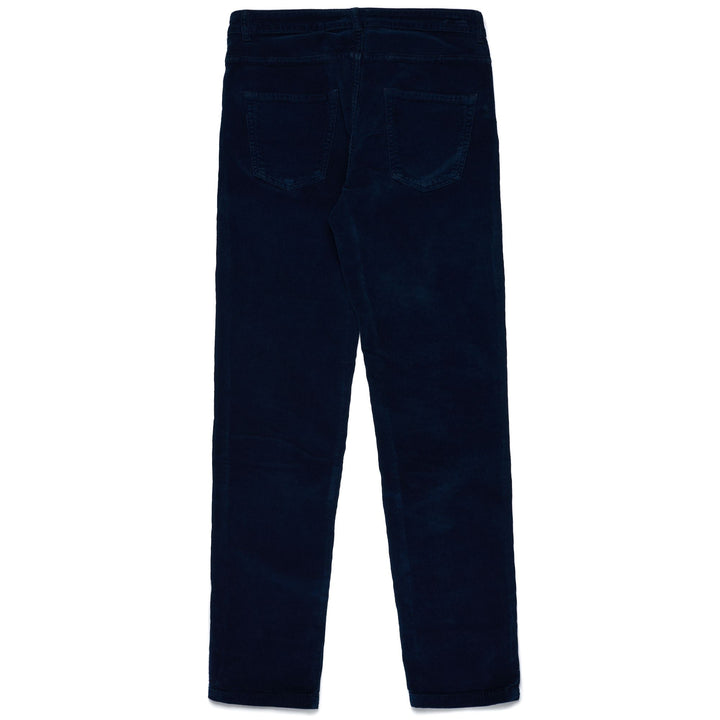 Pants Man PENTY NEW CORDUROY 5 Pockets BLUE NAVY Dressed Front (jpg Rgb)	