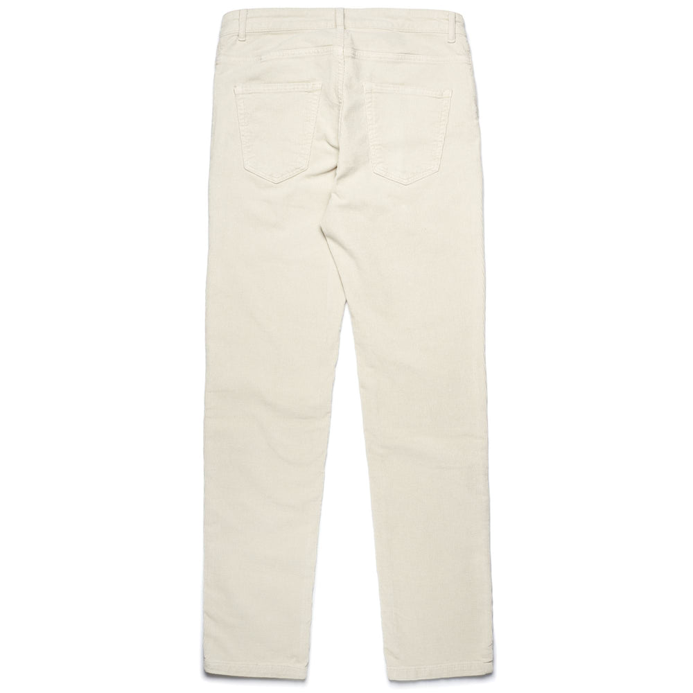 Pants Man PENTY NEW CORDUROY 5 Pockets BEIGE  MOONBEAM Dressed Front (jpg Rgb)	