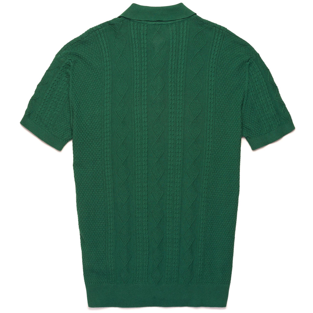 Knitwear Man ROBE GIOVANI POLLUX Polo GREEN OASI Dressed Front (jpg Rgb)	