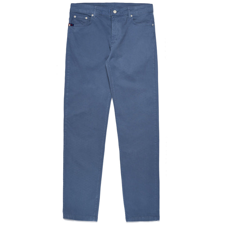 Pants Man PENTY PEACHED GABARDINE 5 Pockets BLUE AVIO Photo (jpg Rgb)			