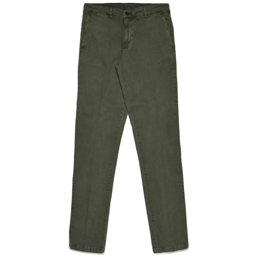 Pants Man WERNER SOFT CANVAS CHINO Green Military | robedikappa Photo (jpg Rgb)			
