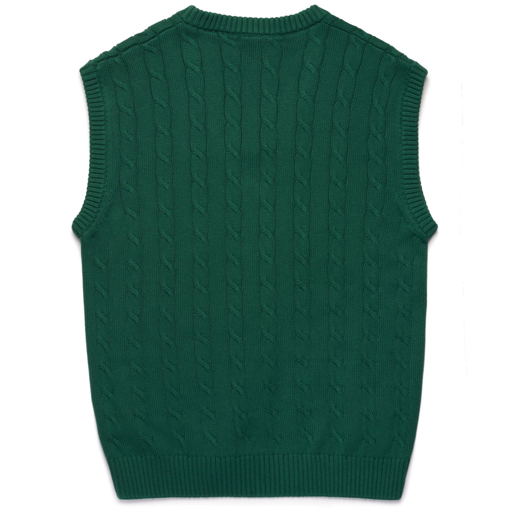 Knitwear Man ROBE GIOVANI NEMBUS Vest GREEN OASI Dressed Front (jpg Rgb)	
