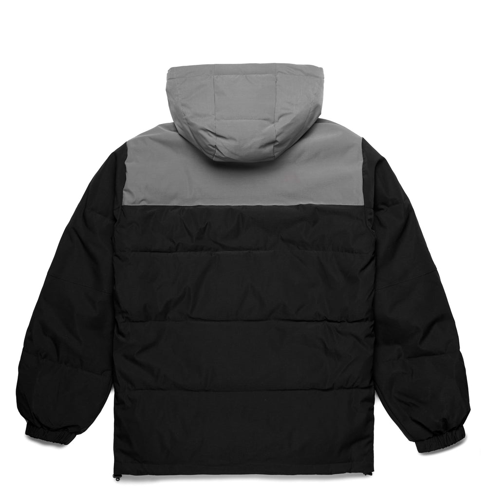 Jackets Man KILTY Short BLACK - GREY CHARCOAL Dressed Front (jpg Rgb)	