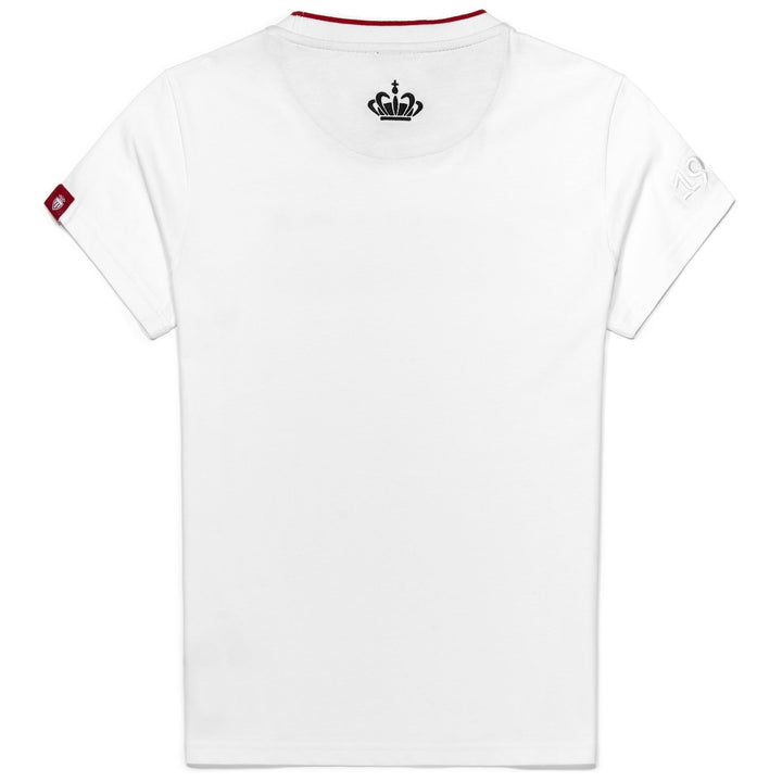 T-ShirtsTop Woman ALIZE MONACO T-Shirt WHITE-RED Dressed Front (jpg Rgb)	