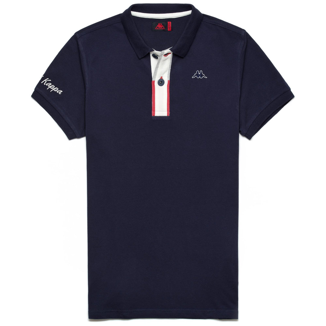 Polo Shirts Man BRODY Polo Blue Marine - White Natural - Grey - Red Cardinal | robedikappa Photo (jpg Rgb)			